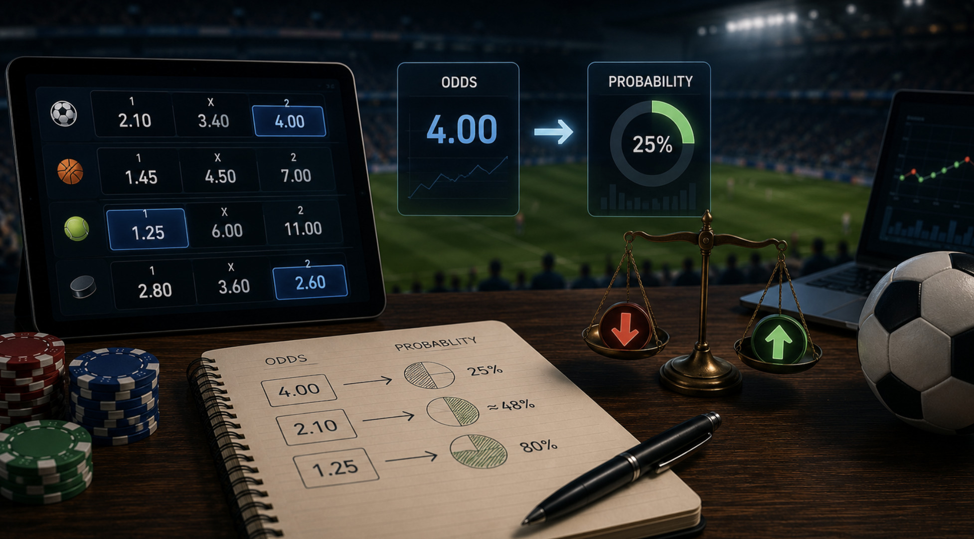 How Betting Odds Are Set and What They Actually Represent