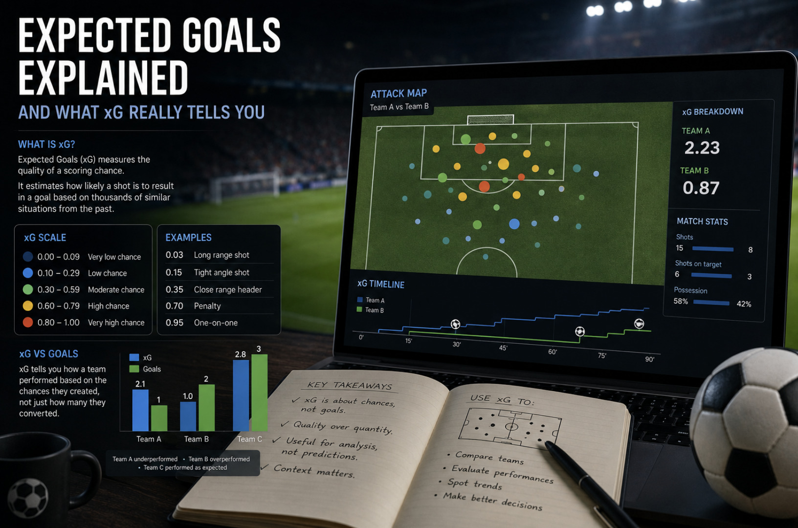 Expected Goals Explained and What xG Really Tells You